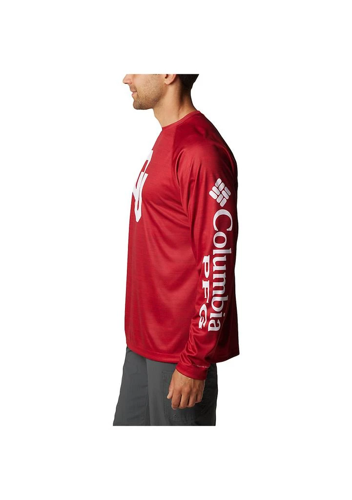Columbia NCAA Oklahoma Sooners PFG Terminal Tackle Omni-Shade Raglan Long Sleeve T-Shirt 3