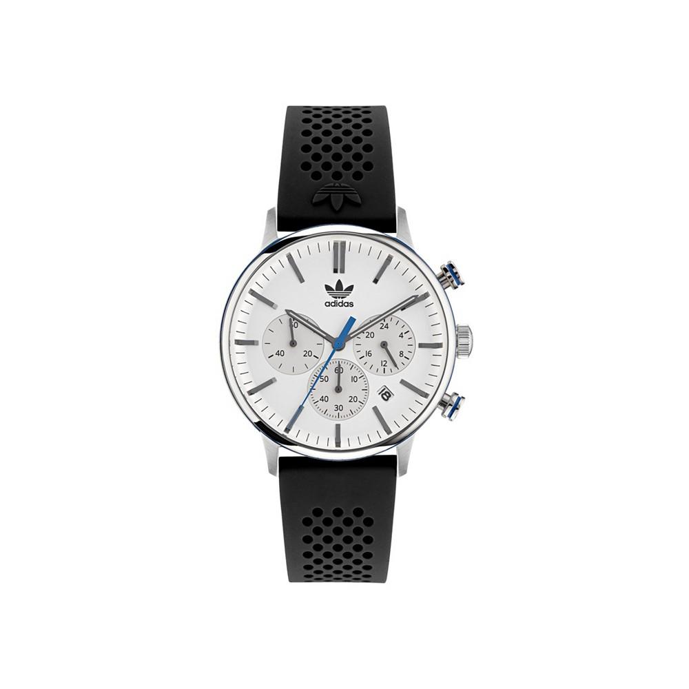 adidas Unisex Chrono Code One Chrono Black Silicone Strap Watch 40mm