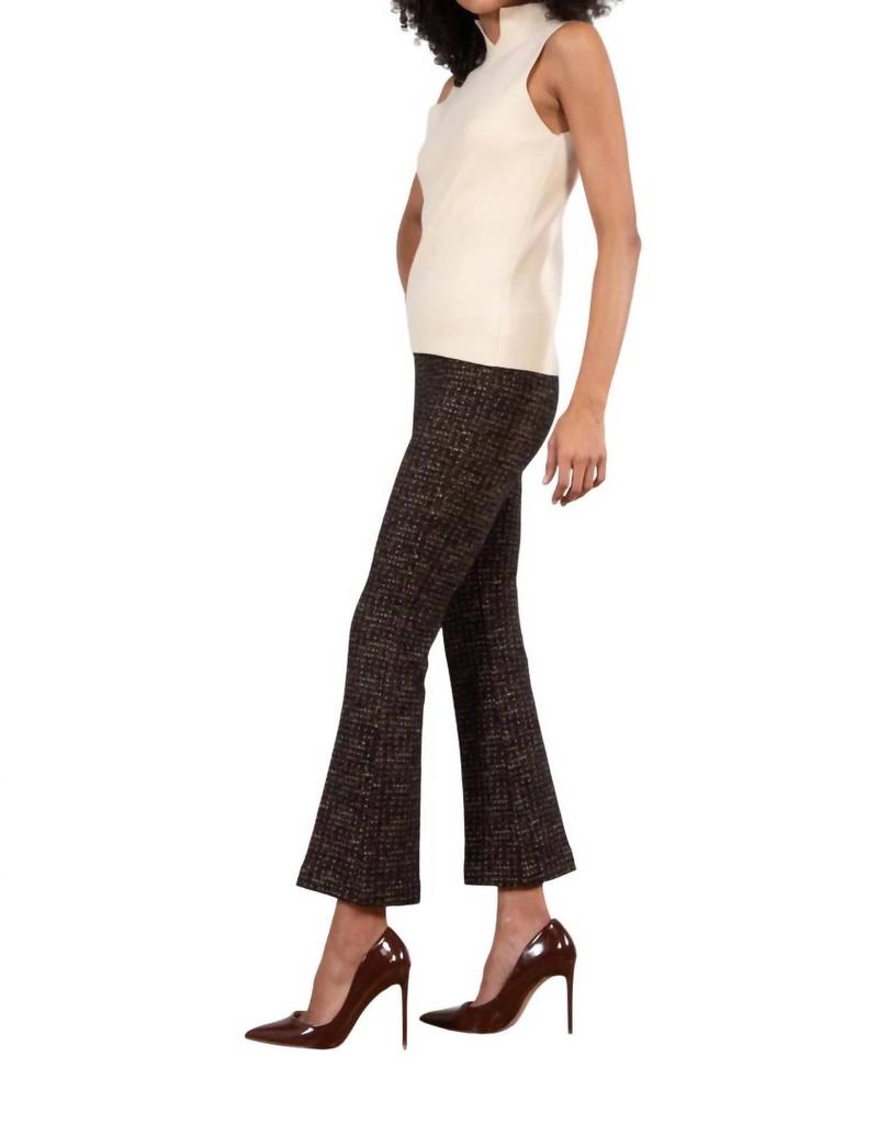 Avenue Montaigne Avenue Montaigne - Glitz Crop Flare Pant