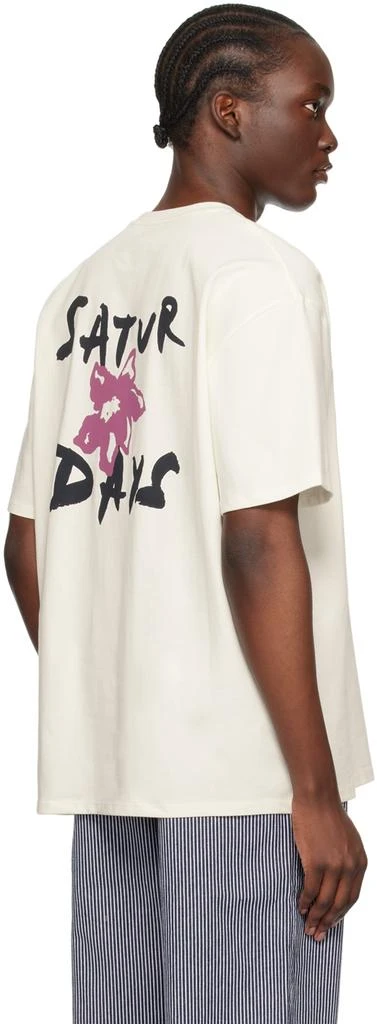 Saturdays NYC Off-White Flower T-Shirt 3