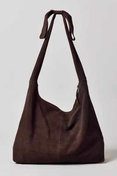 Kimchi Blue Kimchi Blue Bow Suede Hobo Bag 3