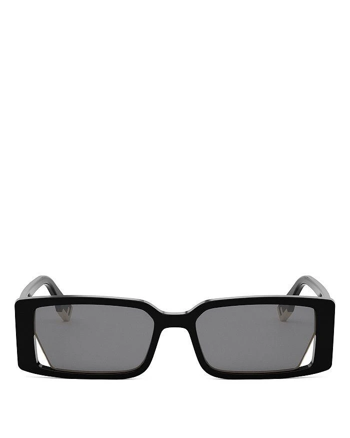 Fendi Way Rectangular Sunglasses, 53mm 4