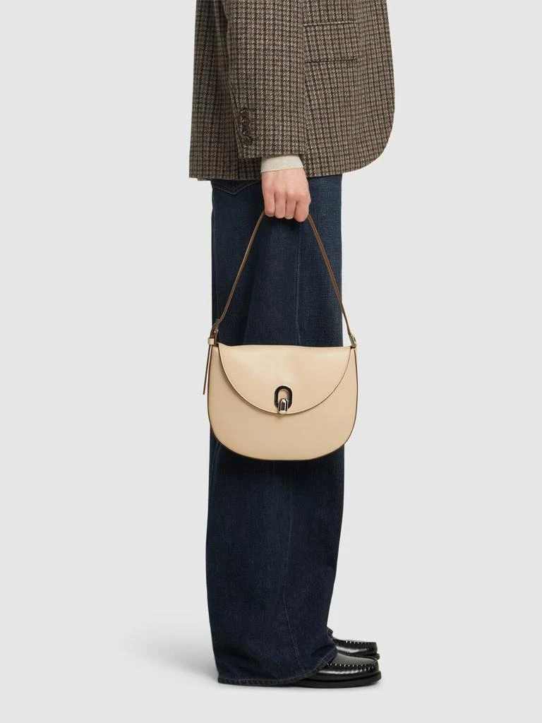 SAVETTE The Small Tondo Leather Hobo Bag 1