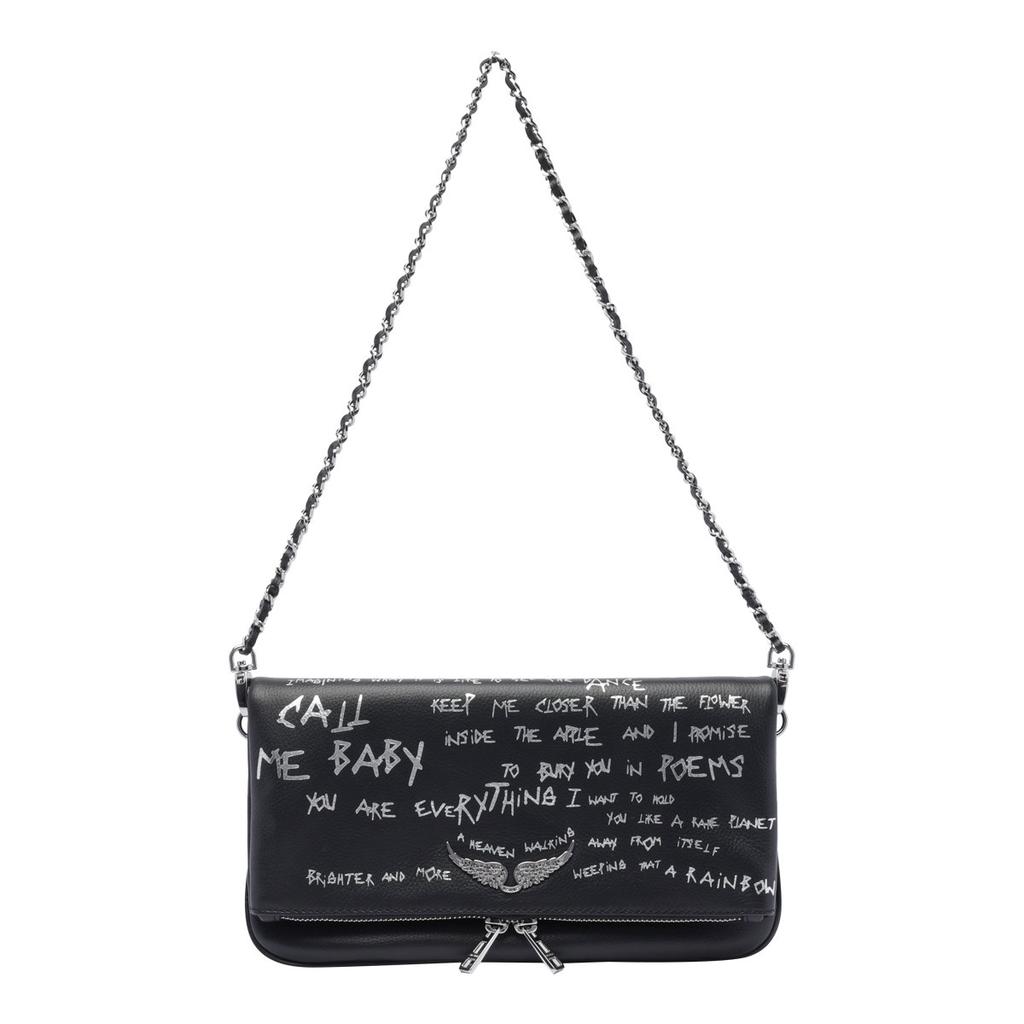 ZADIG & VOLTAIRE Zadig & Voltaire Graffiti Printed Fold-Over