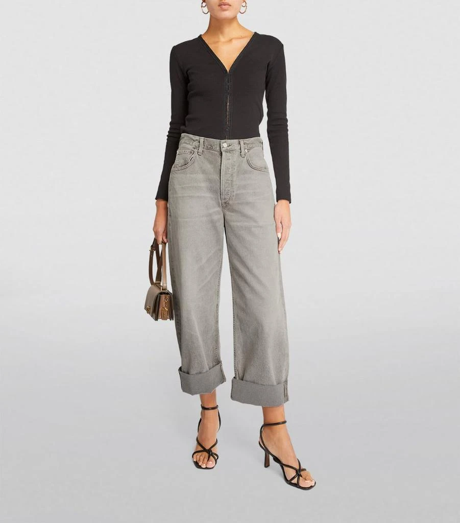 Citizens of Humanity Ayla Mid-Rise Wide-Leg Jeans 2