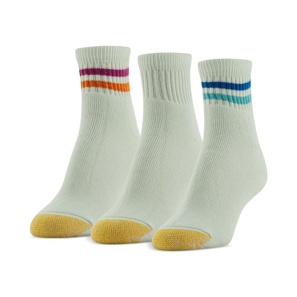 Gold Toe Women's 3-Pk. Athletic Ultra Tech Quarter Socks