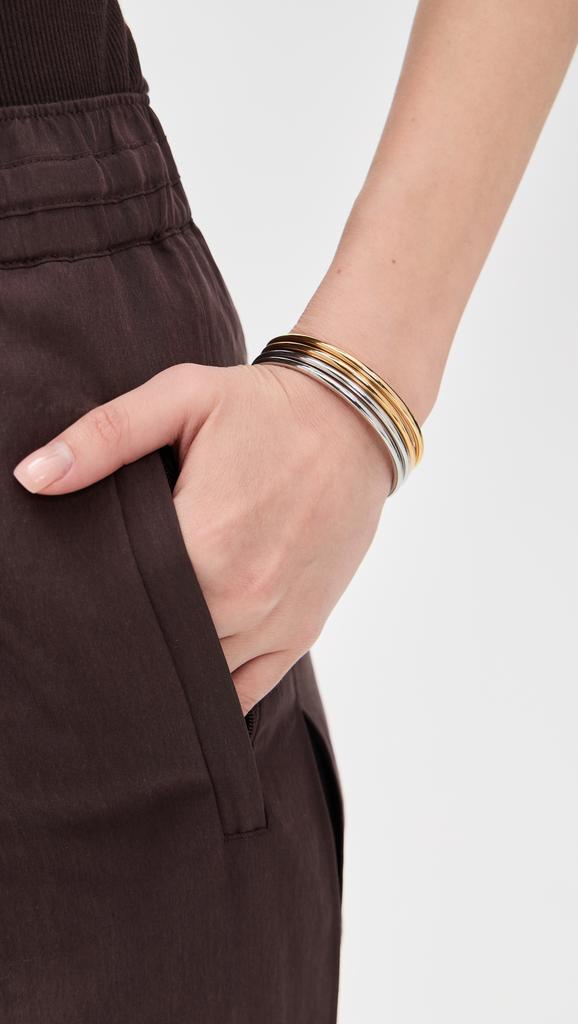 Shashi Bangle Two Toned Bracelet Set