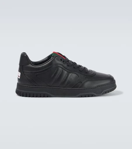 Gucci Gucci Re-Web leather sneakers 1
