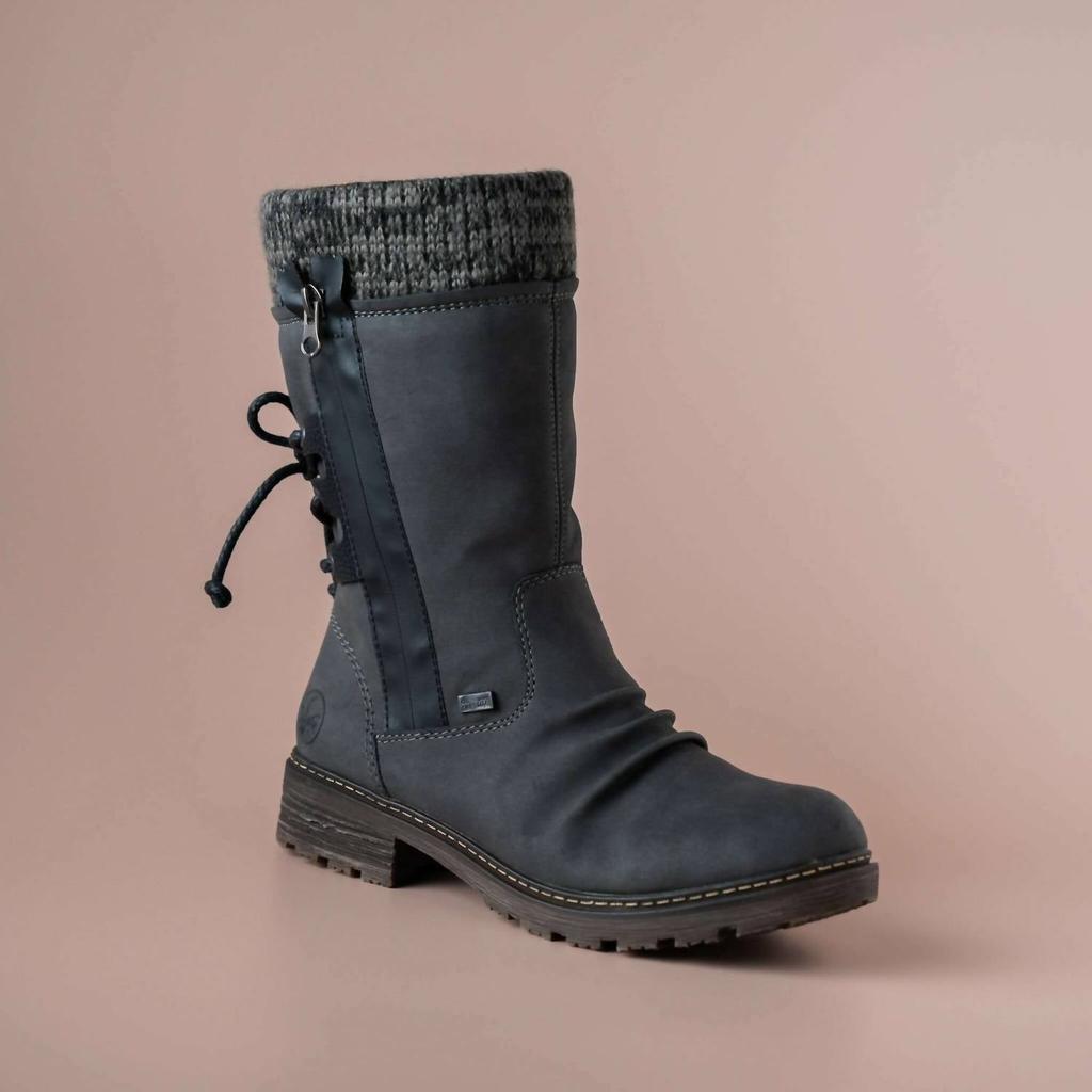 Rieker Rieker - Women's Knit Cuffed Boots