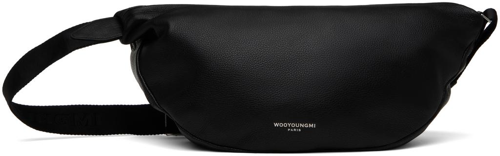 Wooyoungmi Black Leather Moon Bag