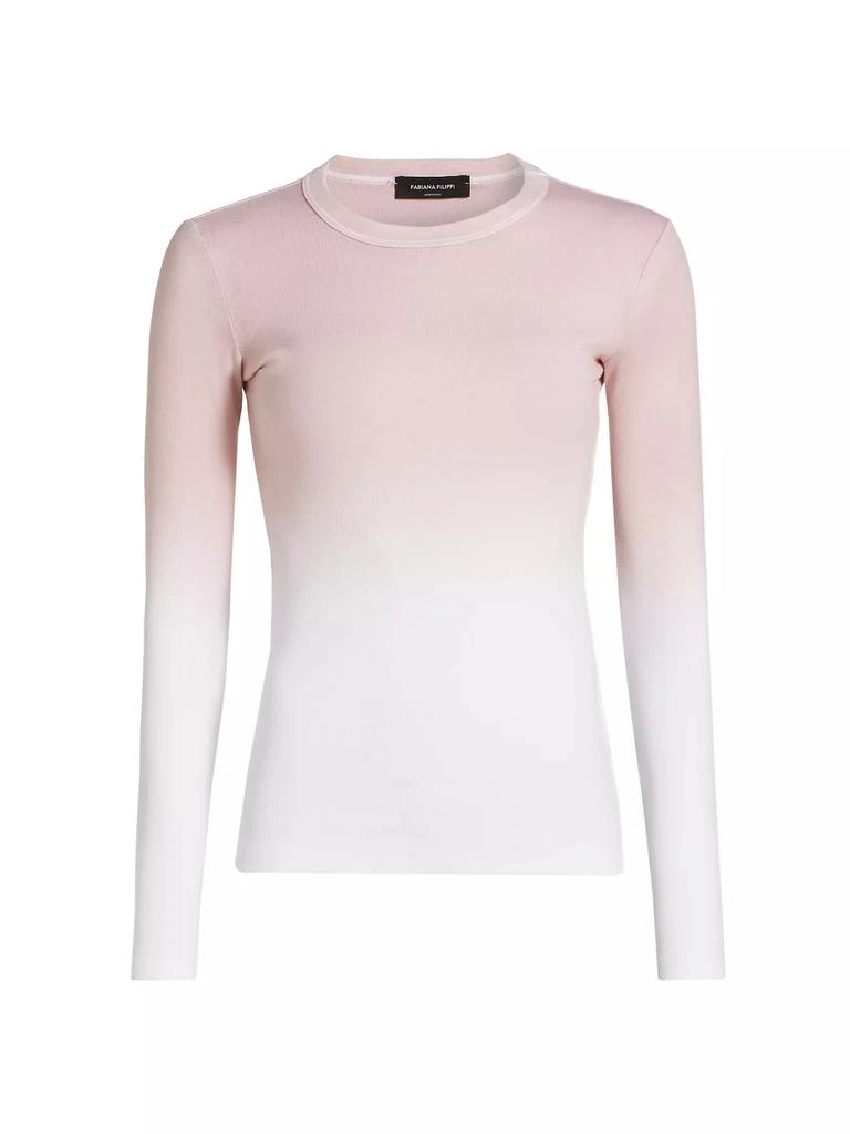 Fabiana Filippi Ombrê Long-Sleeve T-Shirt 1