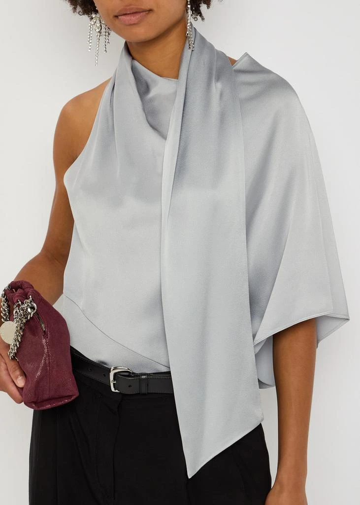 Stella McCartney Asymmetric satin top 5