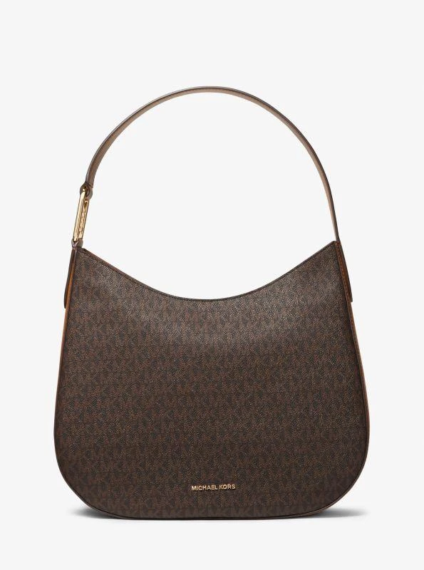 Michael Kors Kensington Large Signature Logo Hobo Shoulder Bag 1