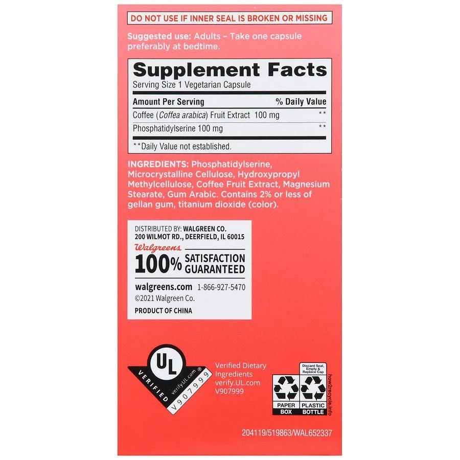 Walgreens Original Strength Brain Performance Capsules (30 days) 3