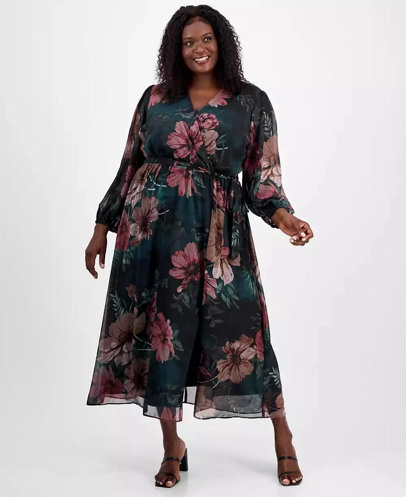 Shop Plus Size Floral-Print Faux-Wrap Dress on Sale at BeyondStyle  Get  61% Off Plus Size Floral-Print Faux-Wrap Dress with Limited-Time Flash  Deals, Exclusive Discounts, and Special Offers. Enjoy Unbeatable Savings on