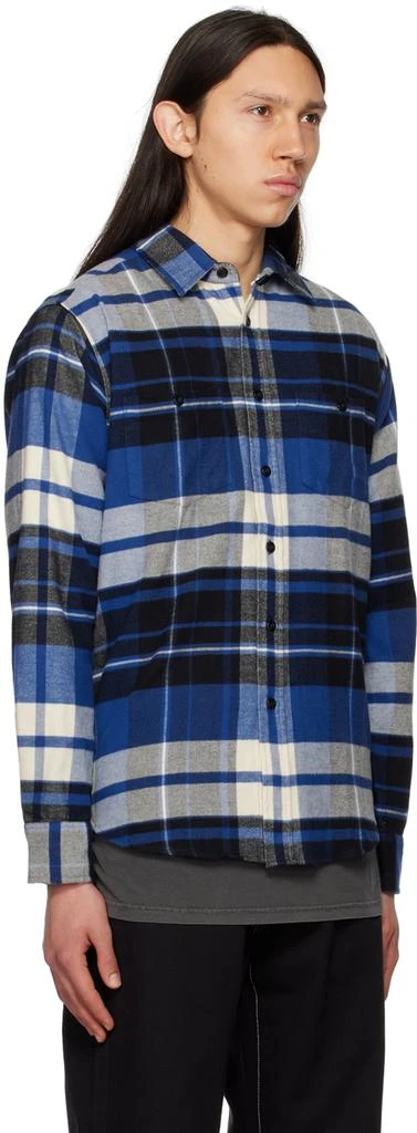 Noah Navy Lightweight Plaid Flannel 2
