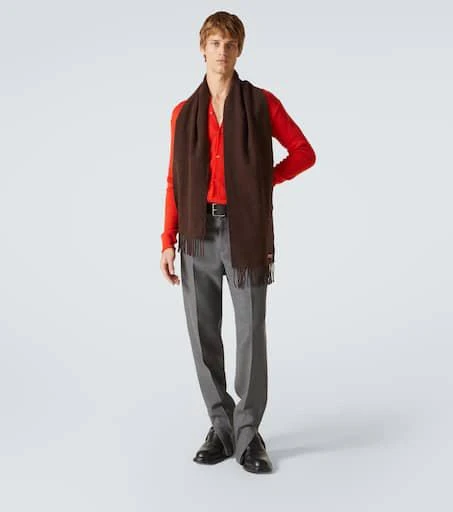 Acne Studios Fringed wool scarf 4