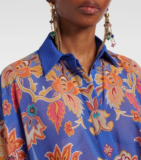 ETRO Printed poncho 4