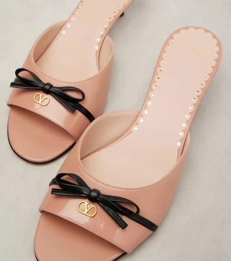 Valentino Bepointy 45 leather mules 5