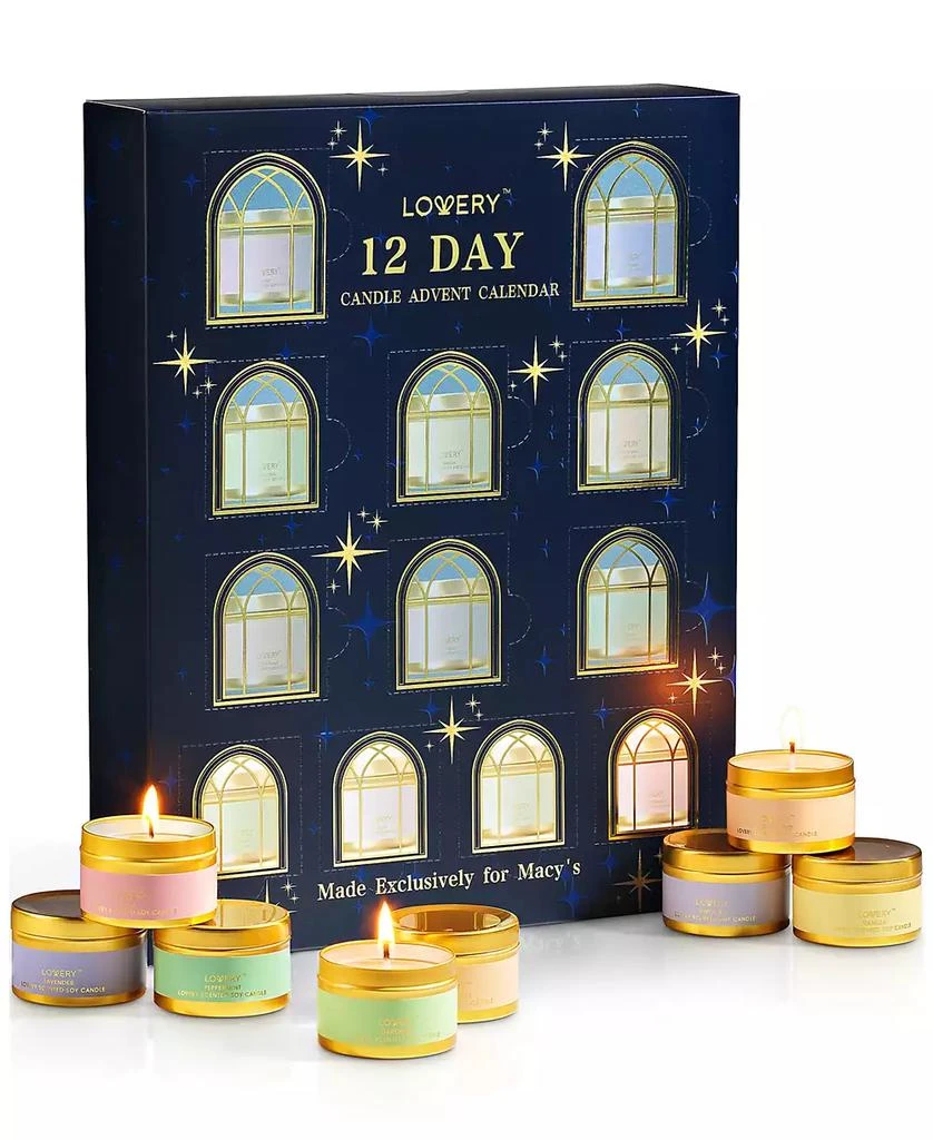 Macy's Lovery 12-Pc. Limited-Edition Aromatherapy Soy Candles Gift Set, Exclusively at Macy's 1