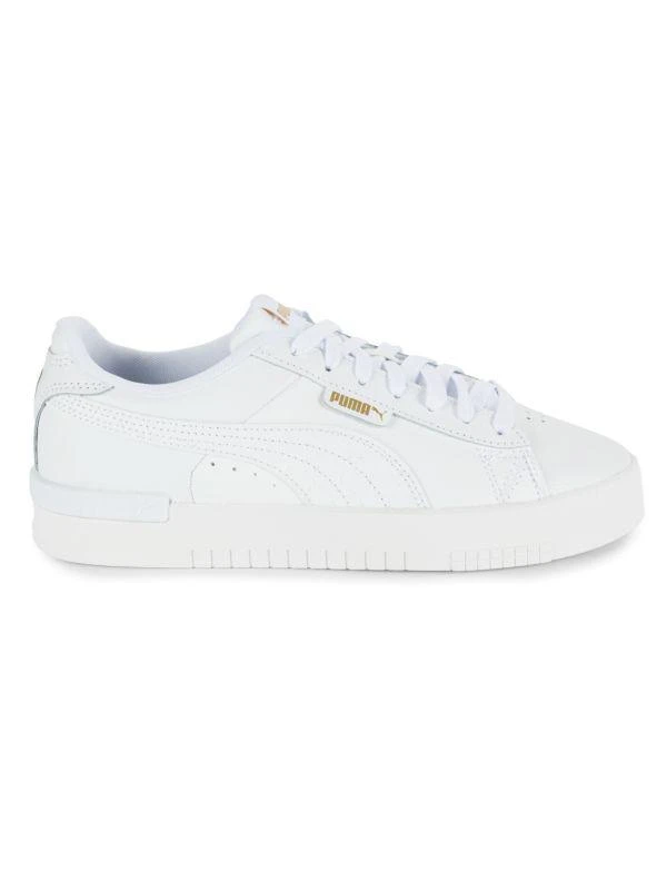 Puma Jada Dboss Logo Leather Low Top Sneakers 1