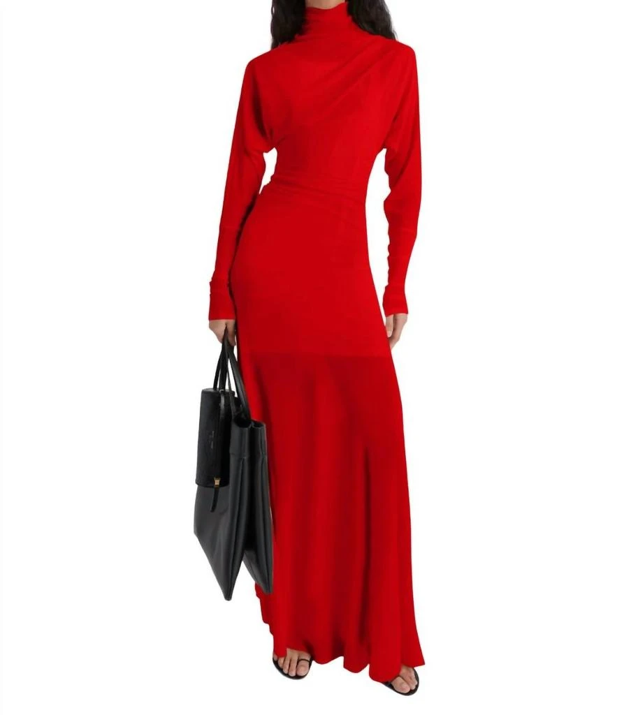 Proenza Schouler Paula Dress In Red 1