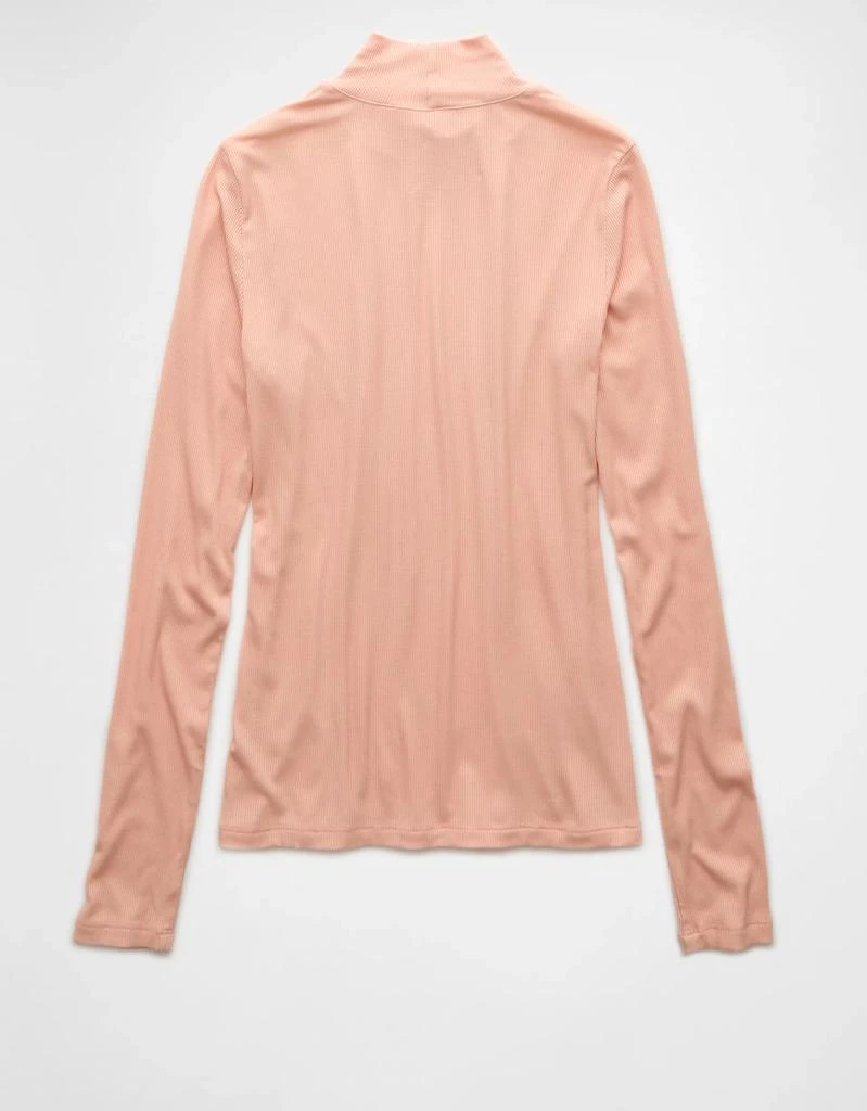 AE AE Soft & Sexy Mock Neck Long-Sleeve T-Shirt 4