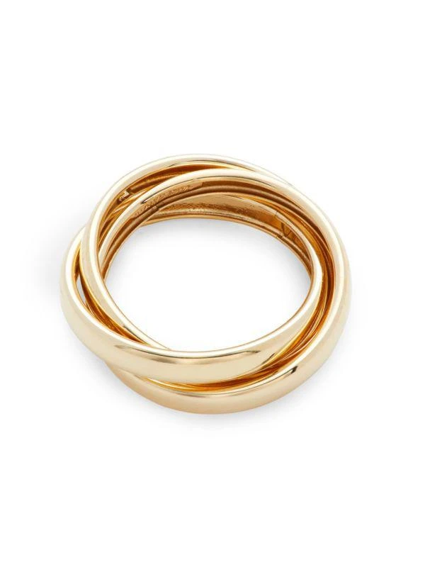 Saks Fifth Avenue 14K Yellow Gold Rolling Ring 3