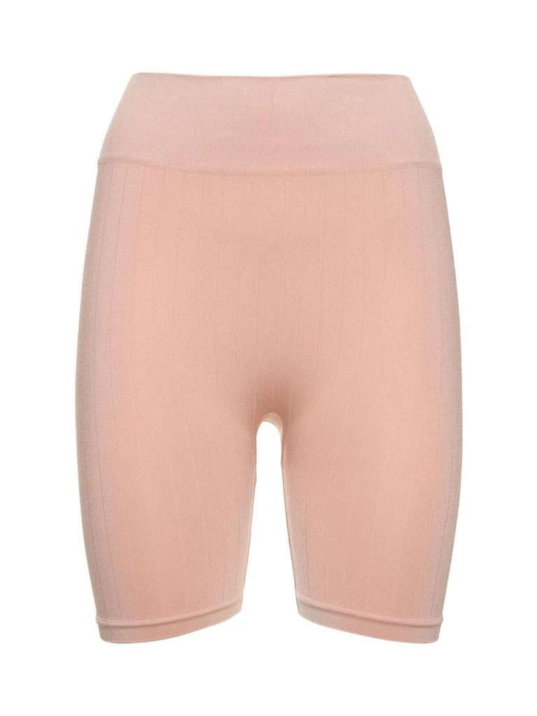 PRISM SQUARED Fluid Flat Rib High Waist Shorts 1