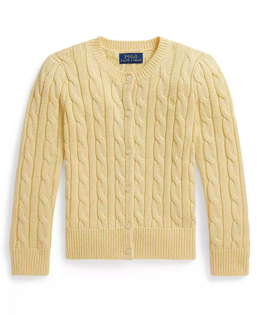 Ralph Lauren Girls
2T-6X Metallic Cable-Knit Cardigan