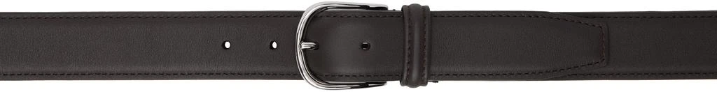 Andersons Brown Stitch Trimmed Belt 1