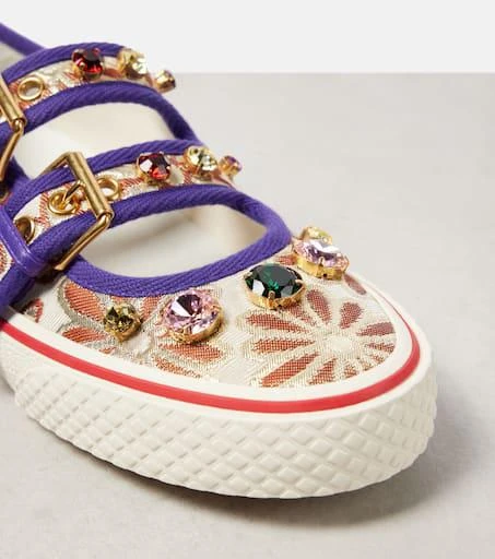 Valentino Dollyboard floral Mary Jane sneakers 5