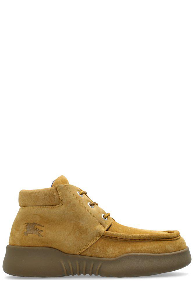 Burberry Burberry EKD Embossed Lace-Up Boots