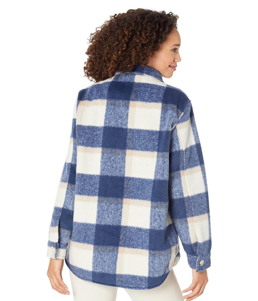 Blank NYC Plaid Shirt Jacket in Keep Rolling