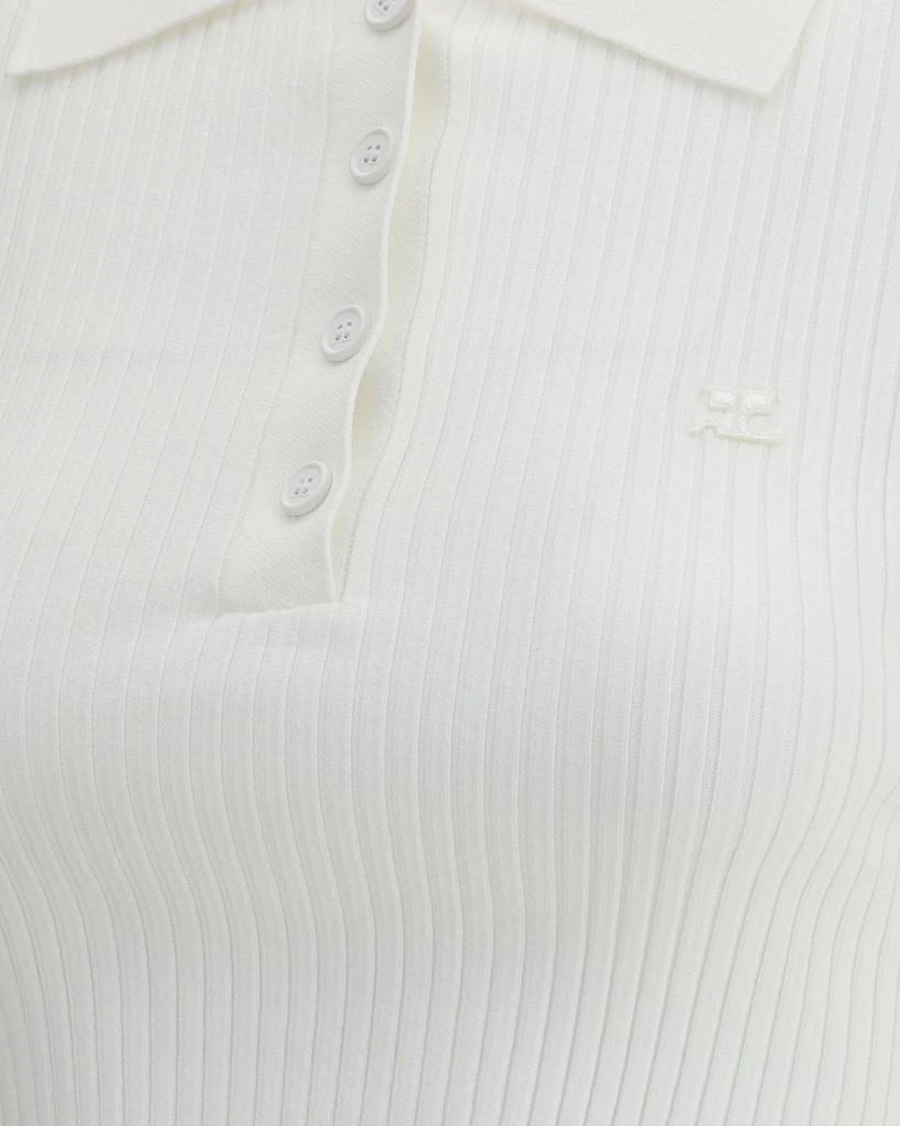 Courrèges Cropped Polo Shirt 5