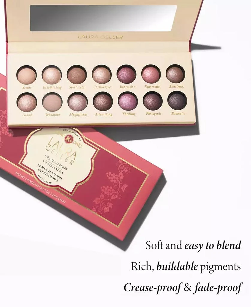 Laura Geller The Delectables 14 Multi-Finish Baked Eyeshadows - Vacation Vista 2
