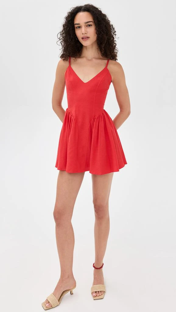 knee length dresses for ladies Poppy Mini Dress - Red | Mini Dress main image 1