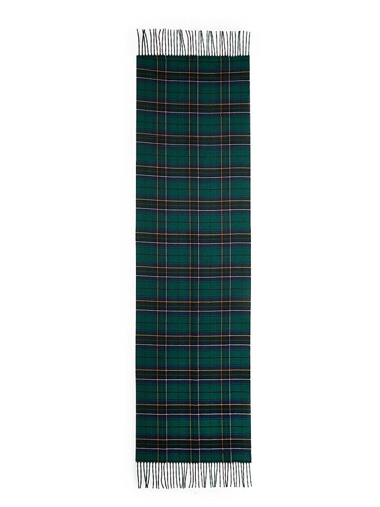 McQueen St Tartan Silk-Wool Scarf 2