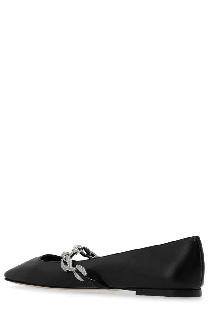 Jimmy Choo Jimmy Choo Chain Embellished Ballerina Flats 3