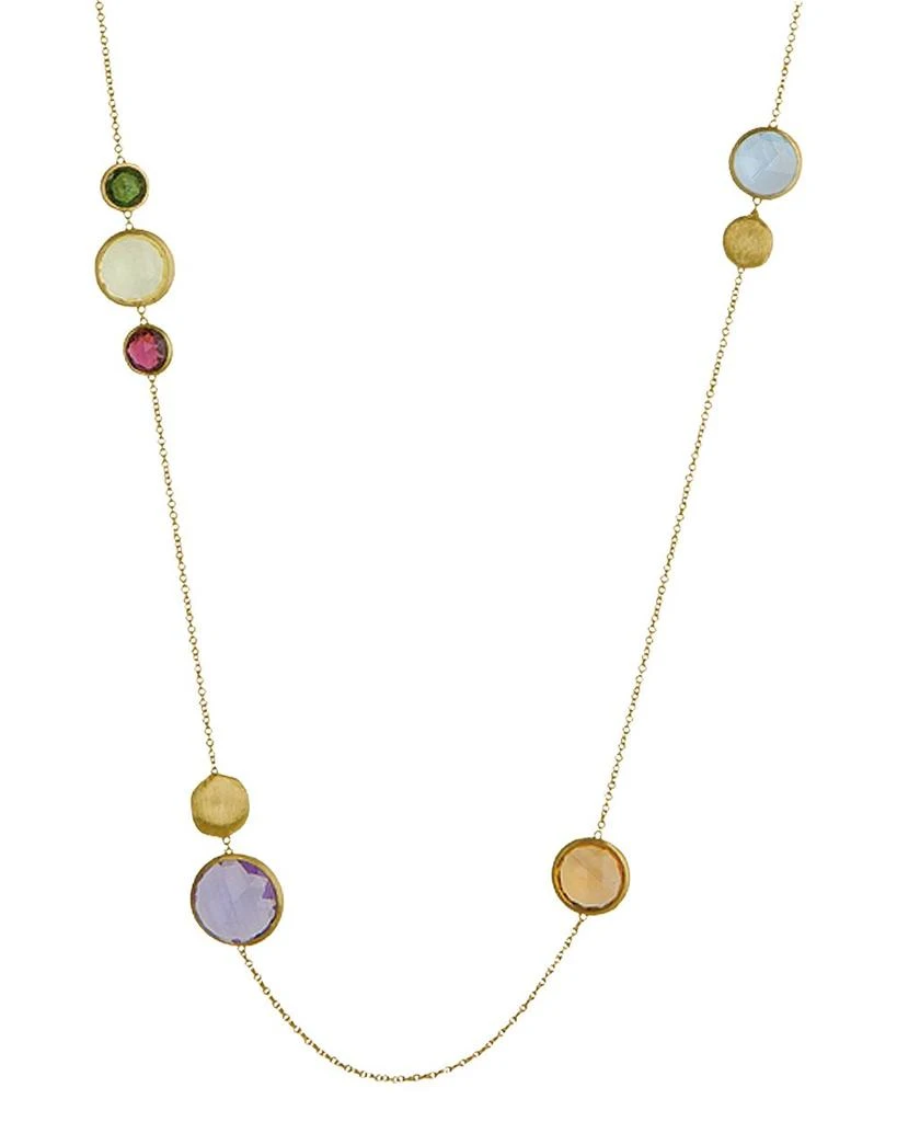 Marco Bicego 18K Yellow Gold Jaipur Gemstone Necklace, 36" 1