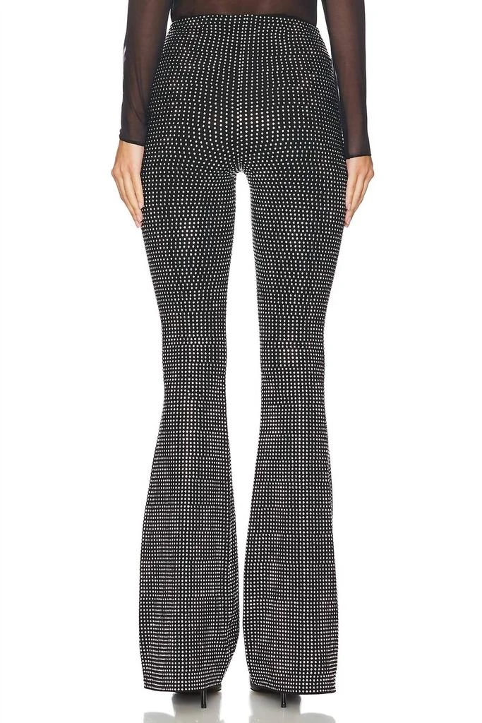 Good American Crystal Pull On Flare Leggings In Black 2