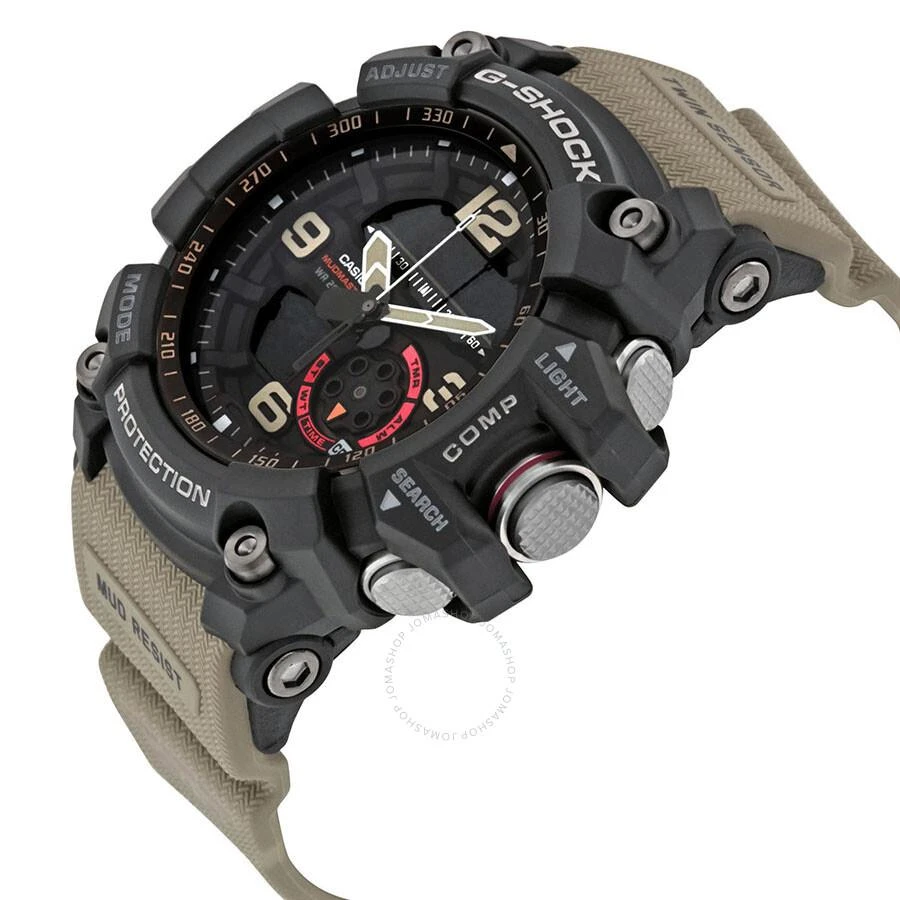 Casio G-Shock Black Dial Tan Resin Strap Men's Watch GG1000-1A5 2