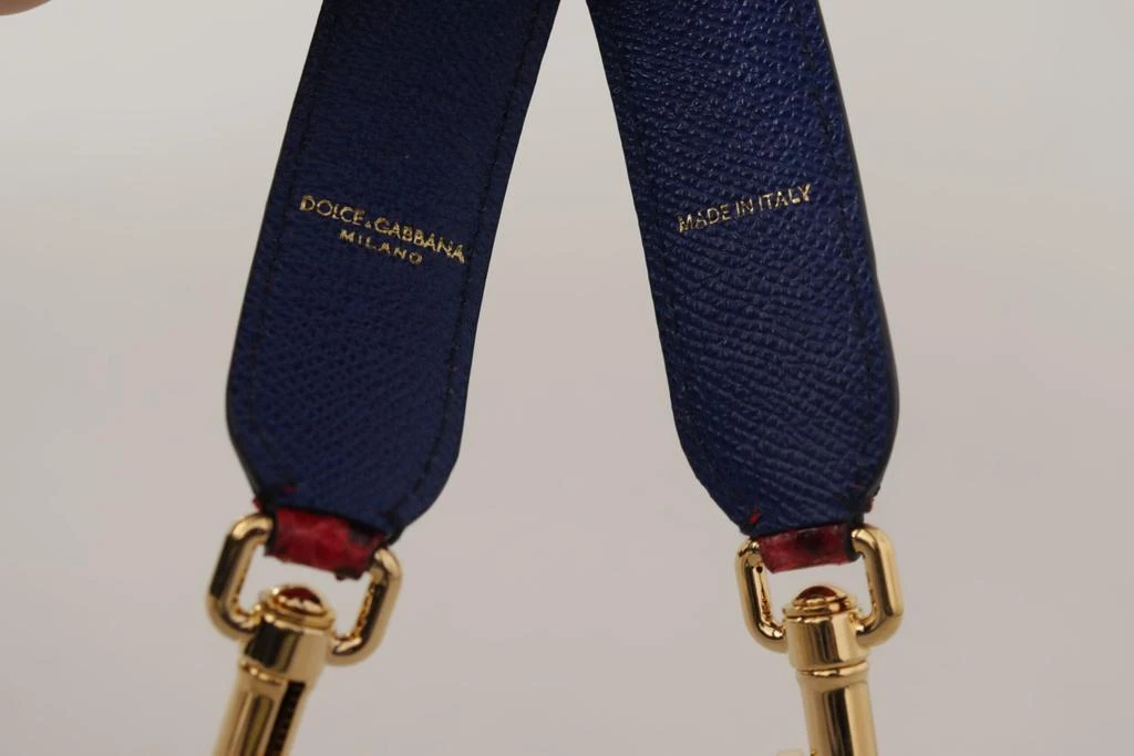 Dolce & Gabbana Chic Red Python Leather Shoulder Strap 3