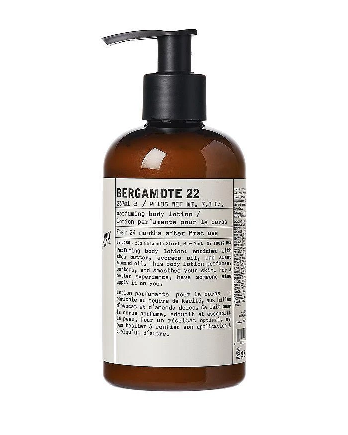 Le Labo Bergamote 22 Perfuming Body Lotion 7.8 oz. 1