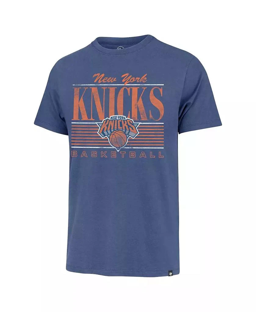 '47 Brand Men's Blue New York Knicks Remix Franklin T-Shirt 2