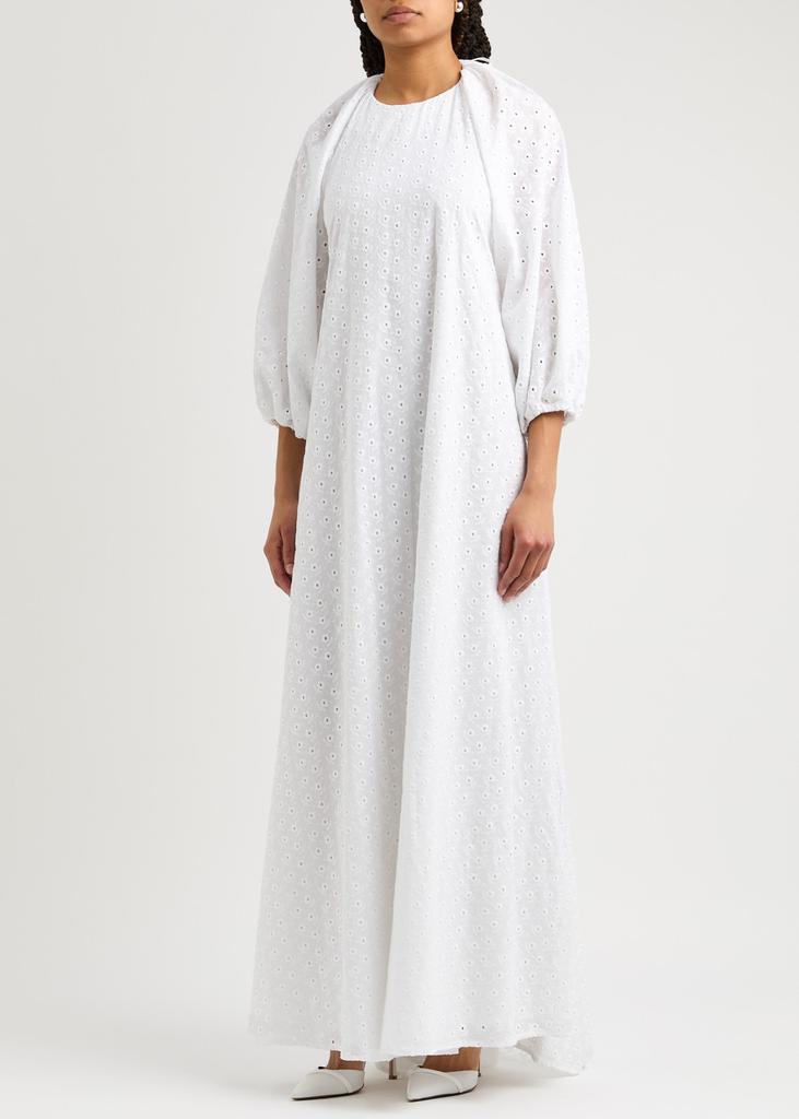 Bernadette Fran broderie anglaise maxi dress