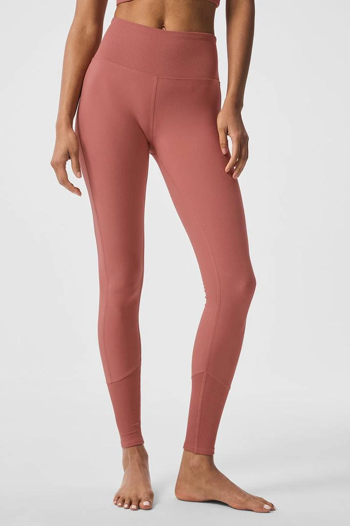 High-Waist Alosoft Lounge Legging - Soft Terracotta  On Sale Now with Up  to 21% Off | Discover Exclusive Deals & Savings at BeyondStyle  Authentic  Alo Women|Bottoms|Leggings|Alo Yoga with Limited-Time Discounts,