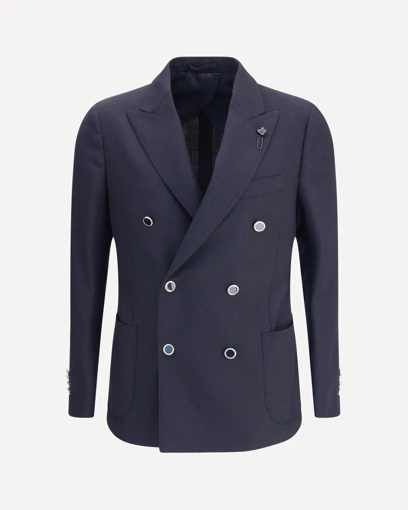 LARDINI Double-breasted Blazer 1