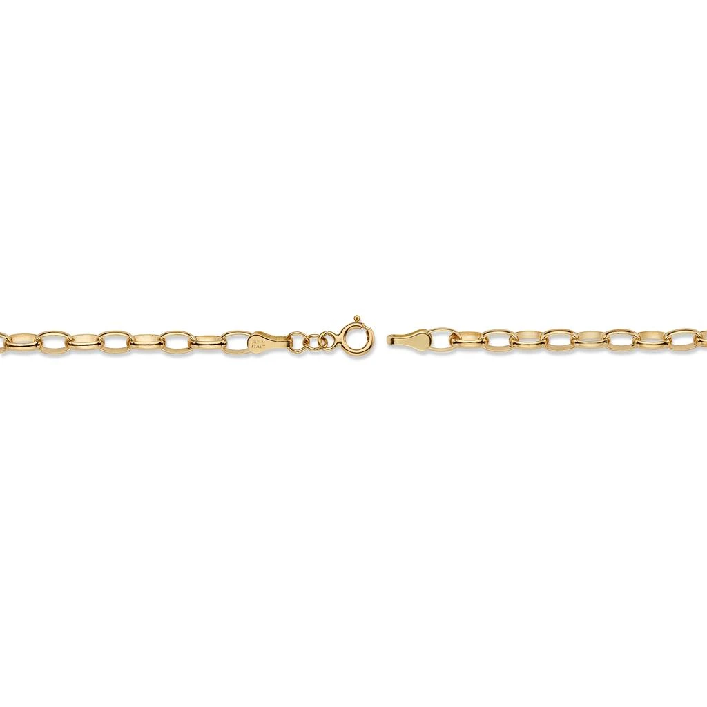 Palm Beach Jewelry Rolo-Link Bracelet in Solid 10k Gold 2