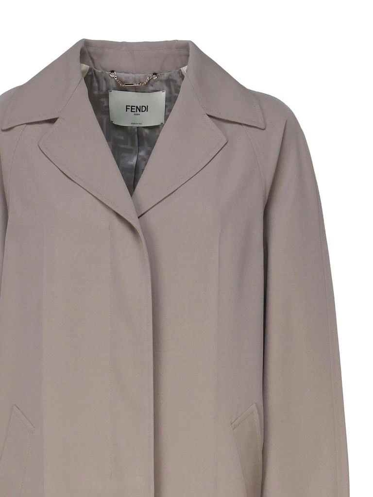 Fendi Fendi Single Breasted Long Coat 3